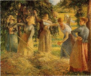 卡米耶 畢沙羅 Harvest at Eragny